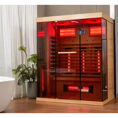 NovaTherm DualVista Infrared Sauna Cabin — product view 2